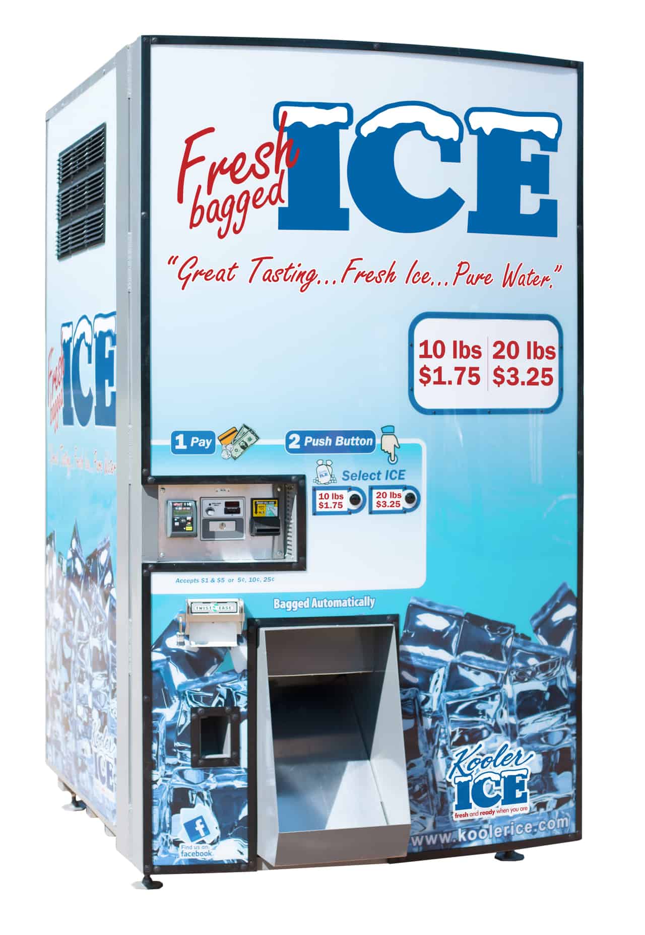 Im1000 Ice Vending Machine Kooler Ice