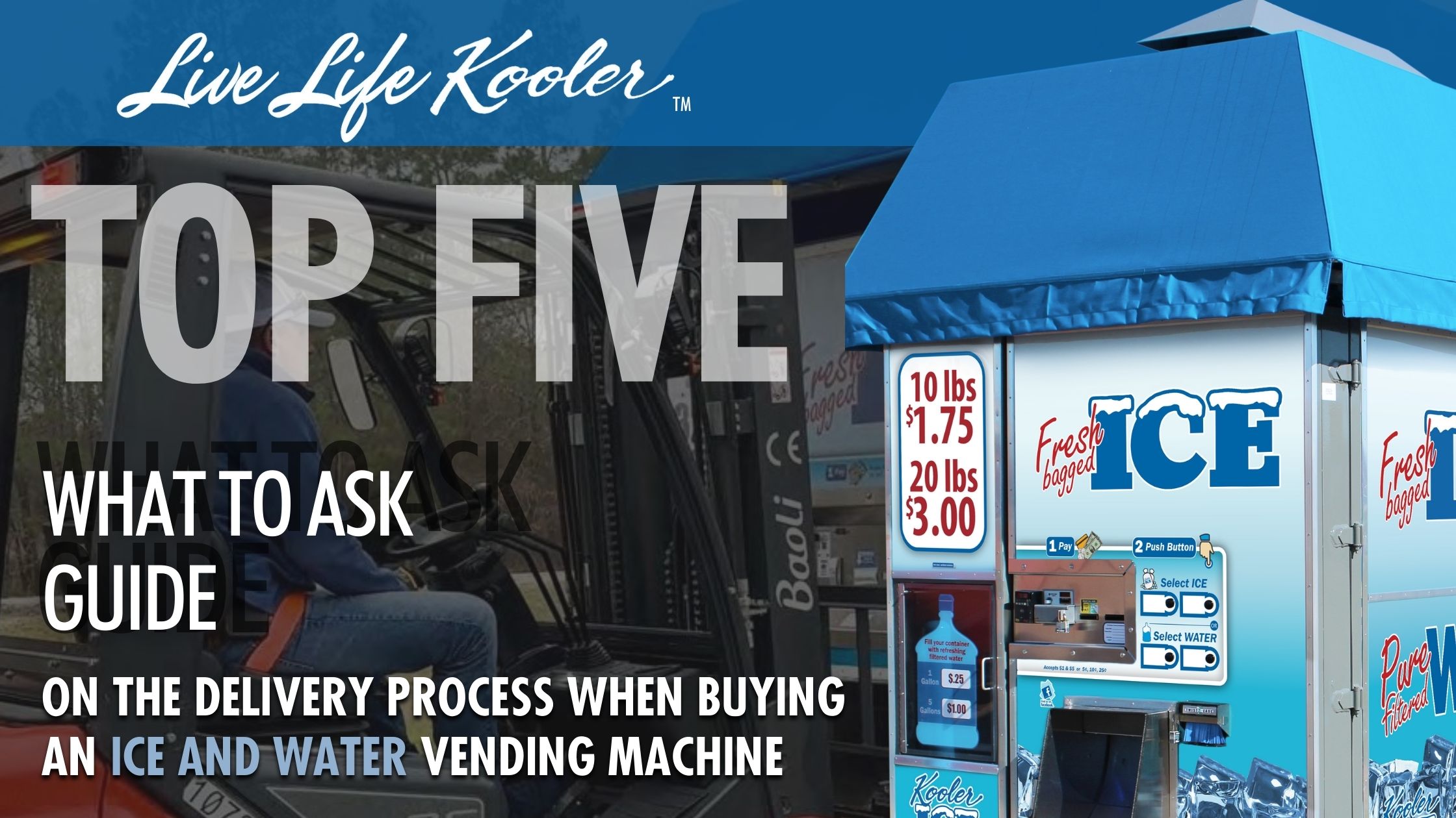The Top Five Questions To Ask on the Delivery Process When Buying An Ice and Water Vending Machine