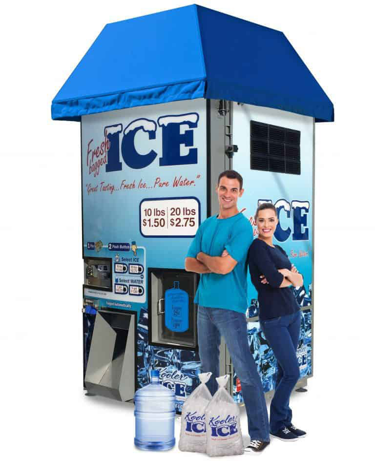 IM1000 Ice and Water Vending Machine by Kooler Ice