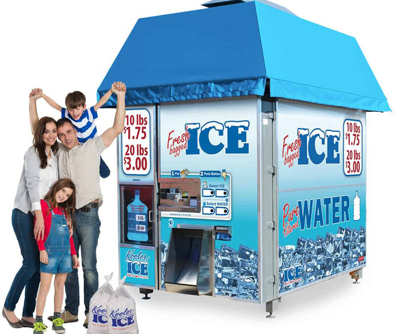 IM1500 Ice and Water Vending Machine