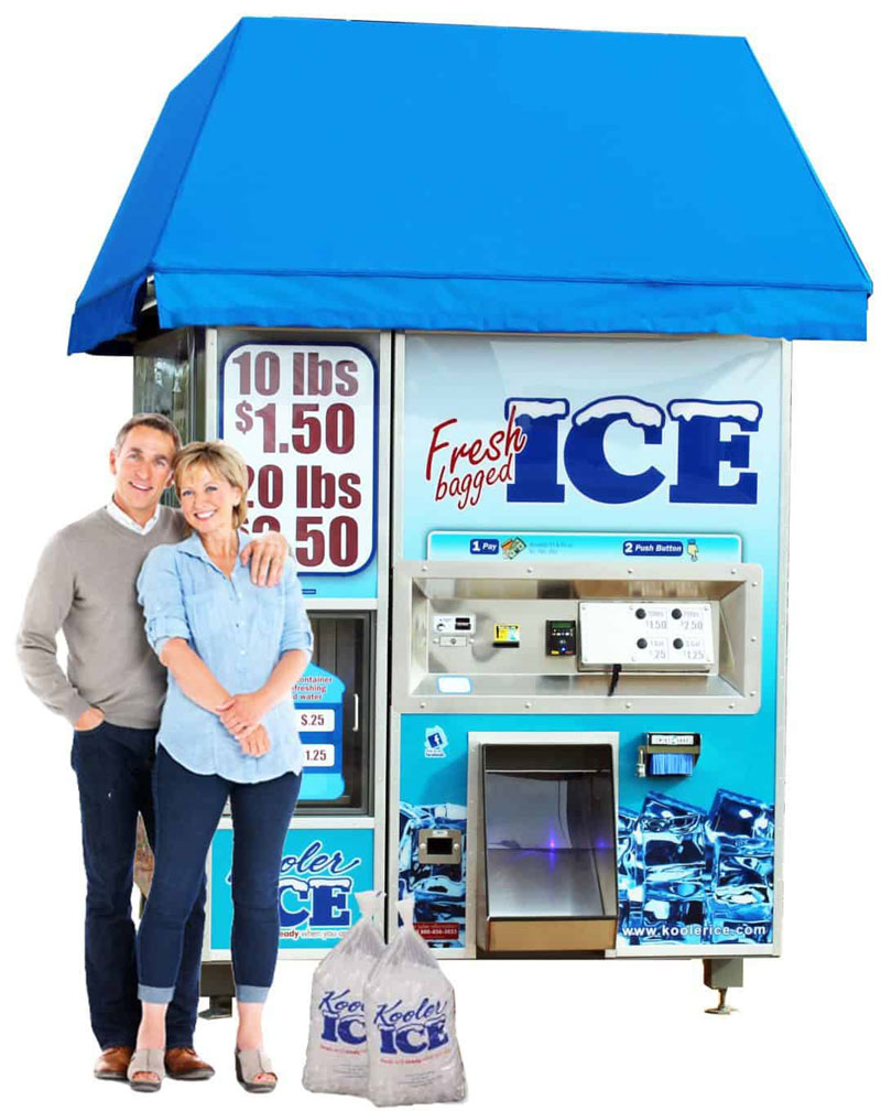 Im1500 ice and water vending machine by kooler ice