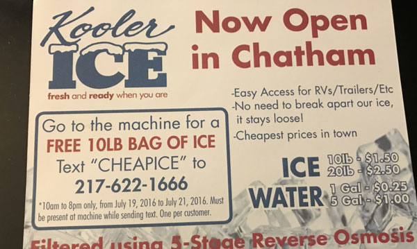 Ice Vending Machine in Chatham, IL